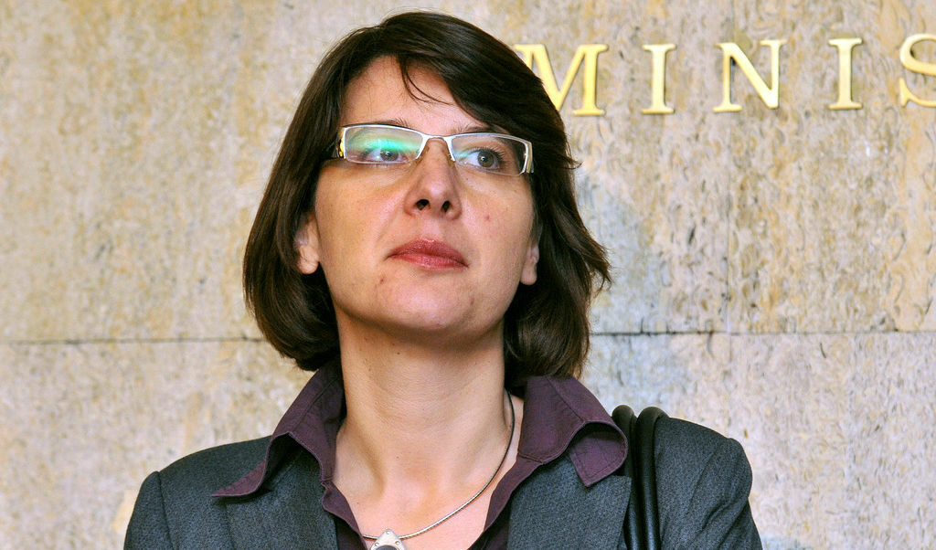 Говорителят на Външно министерство Весела Чернева<br />