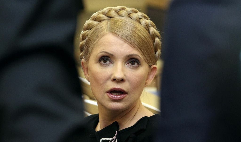Бившият премиер на Украйна Юлия Тимошенко по време на съдебното заседание днес Бившият премиер на Украйна Юлия Тимошенко по време на съдебното заседание днес
