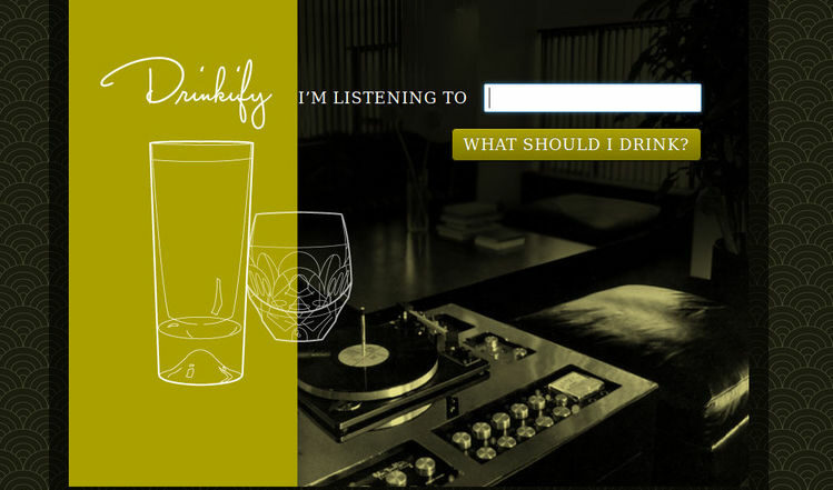 Скрийншот на сайта Drinkify.org