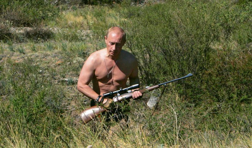 Путин в демонстрация
