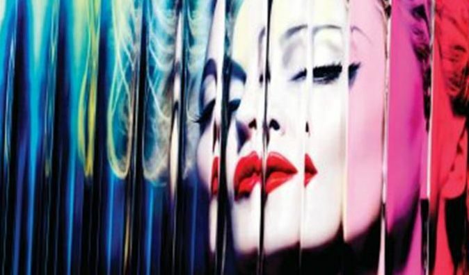 Част от обложката на MDNA