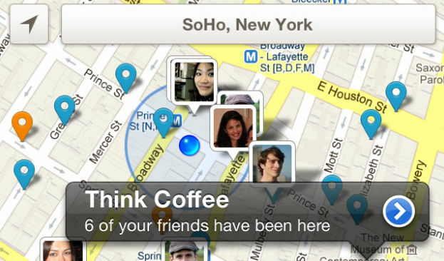 Новият Foursquare излиза до седмица
