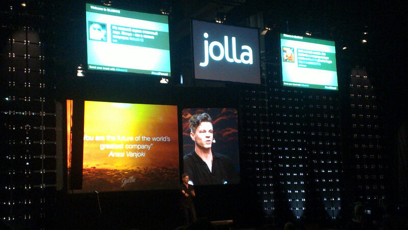 Изпълнителният директор на Jolla Марк Дилън по време на едно от първите официални представяния на компанията и нейните амбиции.