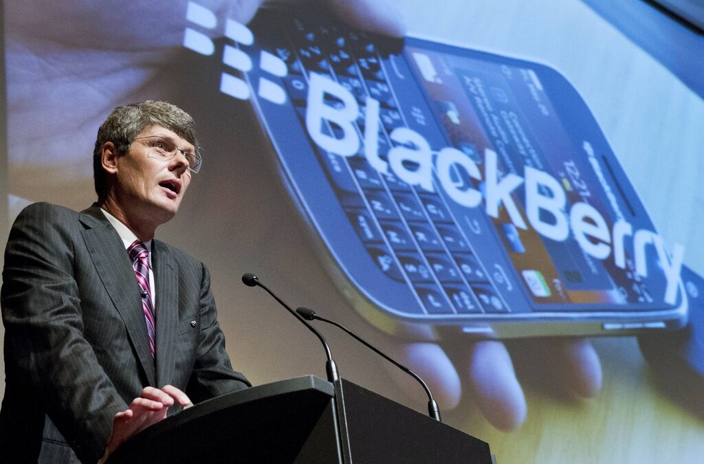 Торстен Хайнс, изпълнителен директор на BlackBerry.