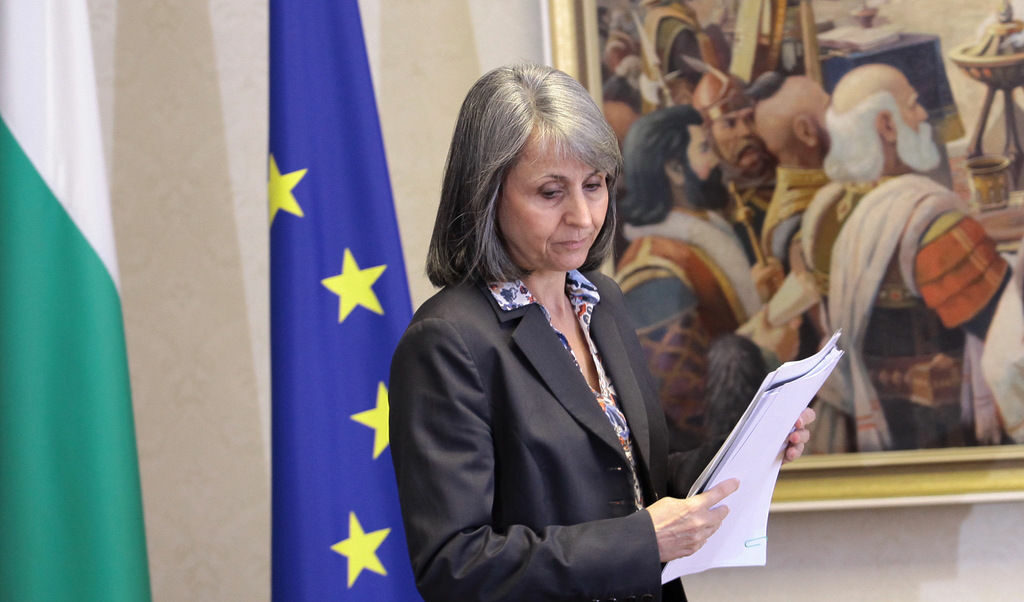 Вицепрезидентът Маргарита Попова