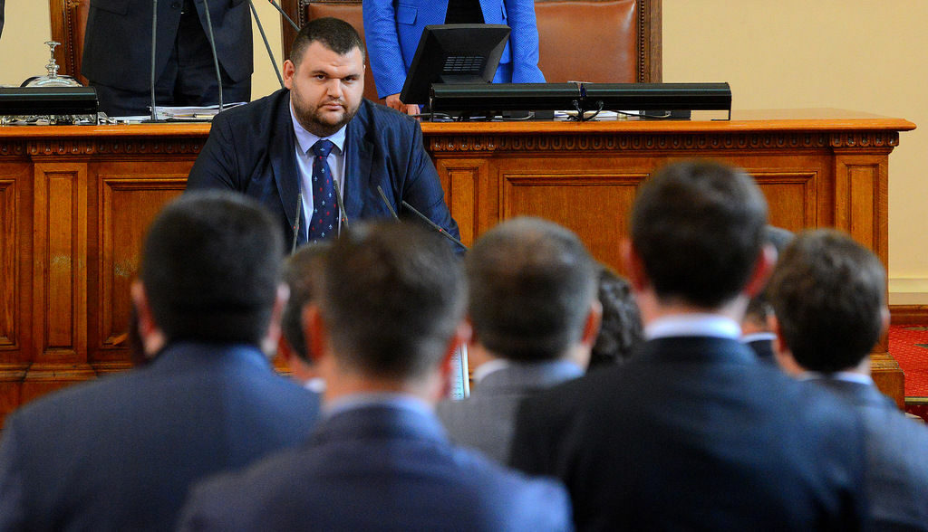 Делян Пеевски при избирането му за шеф на ДАНС