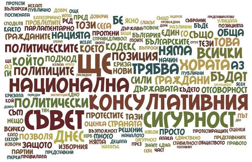 Най-често употребяваните думи от Росен Плевнелиев.