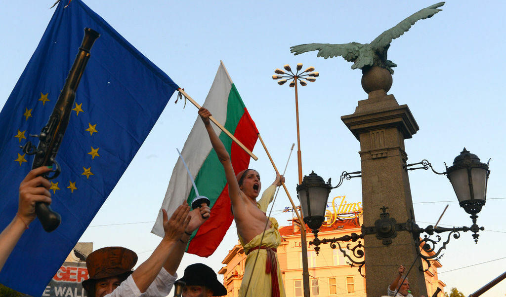 На протестите 2013 г.