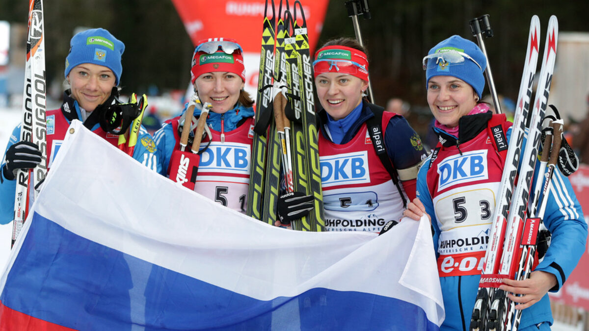 Русия спечели първа победа в дамската щафета от 2012 г.