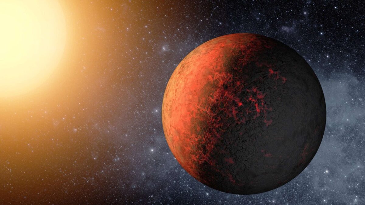 Интерпретация на планетата Kepler-20e, която е открита чрез космическия телескоп Kepler, чиято мисия е да търси подобни на Земята планети в галактиката.