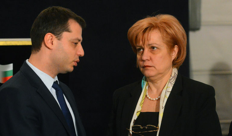 Делян Добрев и Менда Стоянова