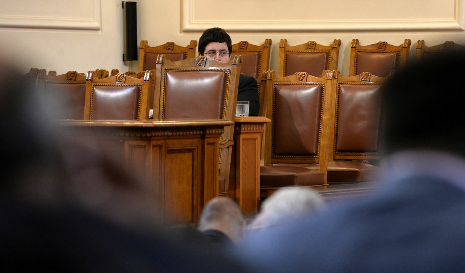 Петър Чобанов по време на дебатите за актуализацията на бюджета