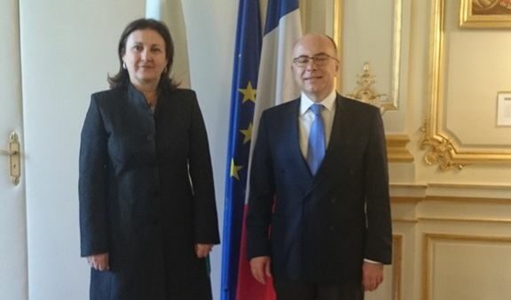 Румяна Бъчварова и Бернар Казньов.