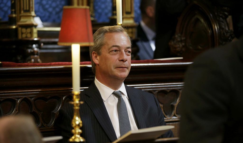 Лидерът на UKIP Найджъл Фараж