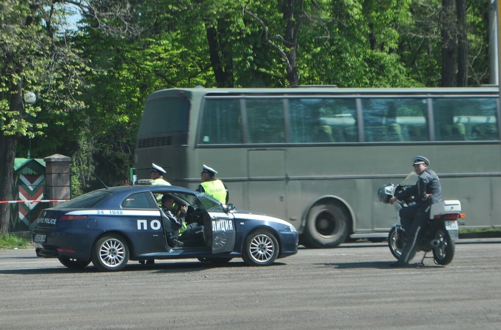 Пътната полиция набеляза девет участъка с концентрация на тежки катастрофи (карта)