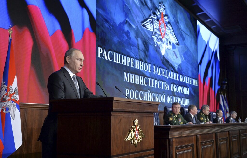 По време на словото си Путин обеща и военна подкрепа за Свободната сирийска армия