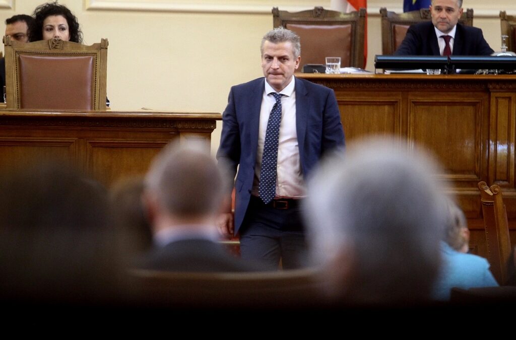 Снимката е от дебатите по вота на недоверие в сряда. Снимката е от дебатите по вота на недоверие в сряда.
