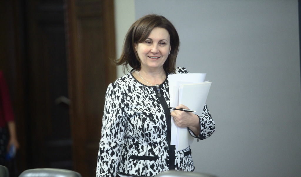 Министърът на вътрешните работи Румяна Бъчварова