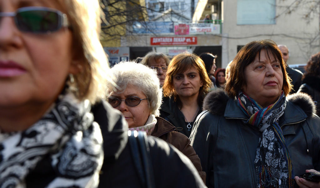 Протест на лекари пред здравната каса, архив от 2013 г.