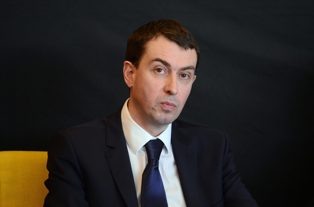 Арх. Здравко Здравков при публичното представяне на кандидатите за главен архитект на София през февруари.