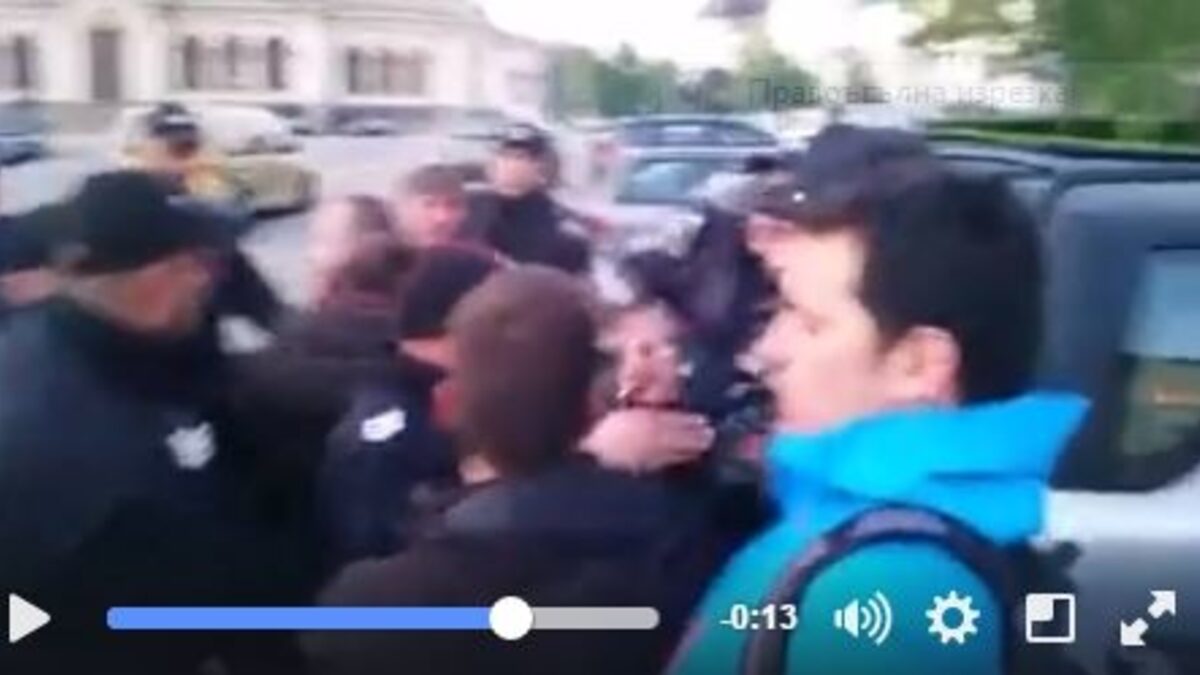 Скрийншот от видеото във Фейсбук
