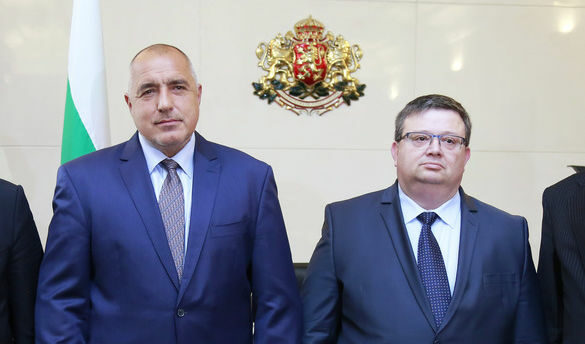 Борисов и Цацаров - снимката е архивна