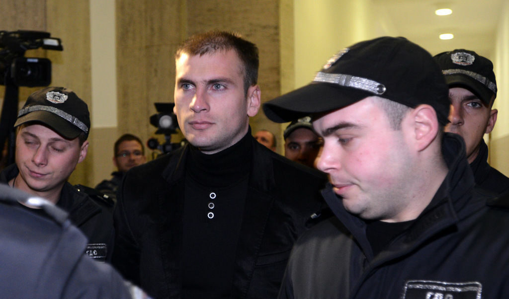 Снимката е от съдебния процес срещу Октай Енимехмедов през 2013 г. Снимката е от съдебния процес срещу Октай Енимехмедов през 2013 г.