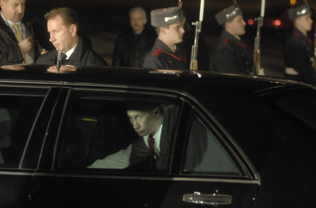Путин пристига в София, 2008 г.