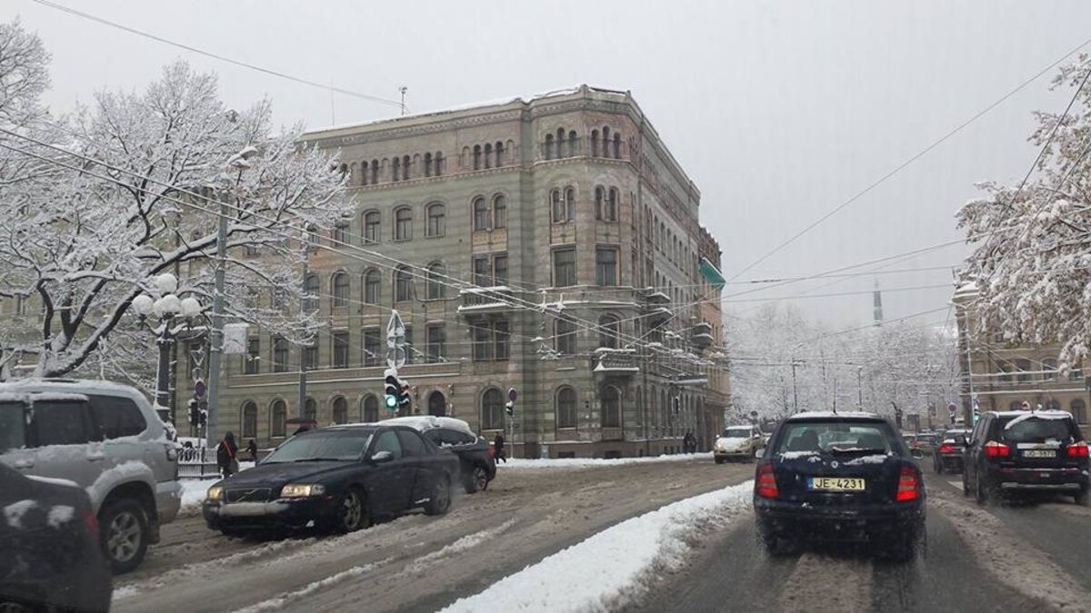 Столицата на Латвия Рига в началото на ноември Столицата на Латвия Рига в началото на ноември