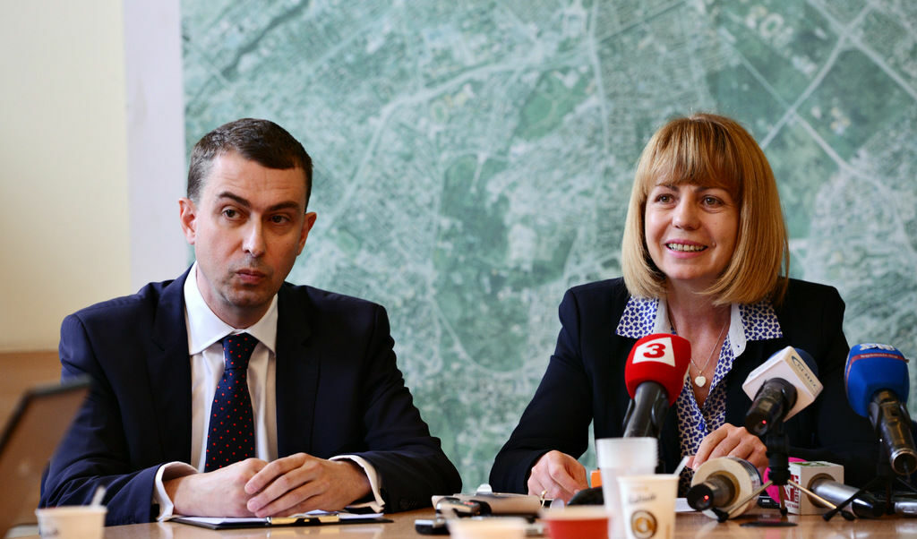Йорданка Фандъкова с главния архитект на София Здравко Здравков
