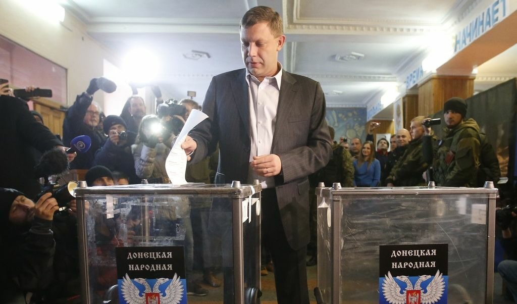 Лидерът на Донецката народна република Александър Захарченко.