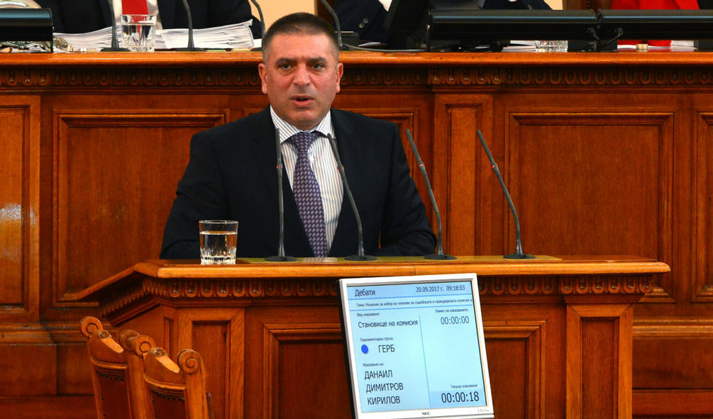 Данаил Кирилов, председател на правната комисия в парламента