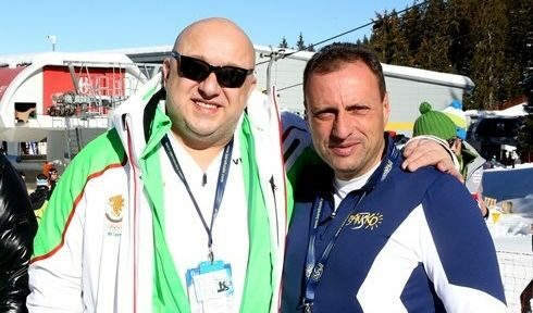 Кралев с кмета на Банско Георги Икономов
