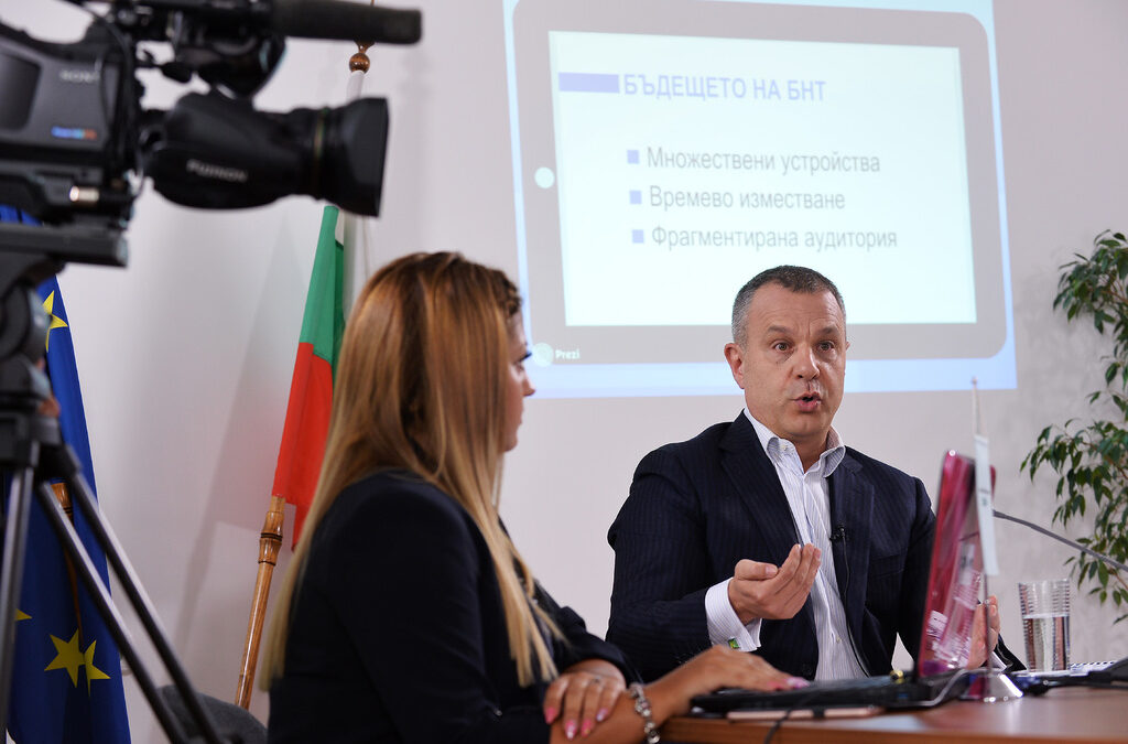 Емил Кошлуков на изслушването пред СЕМ при кандидатстването му за генерален директор на БНТ