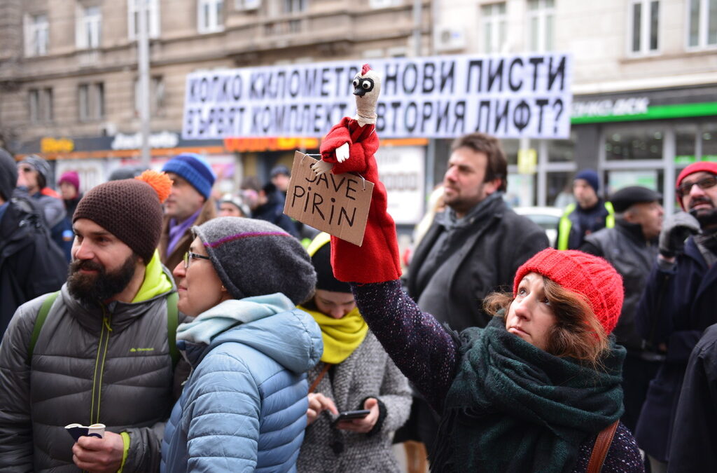 Протестът за Пирин отново поиска оставката на Нено Димов