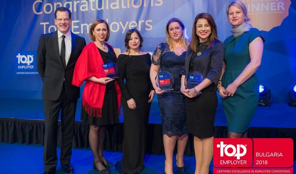 МЕТРО България с отличие за "Най-добър работодател за България 2018"от Top Employers Institute