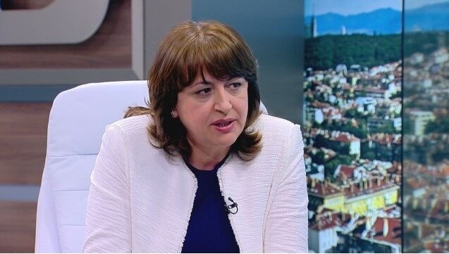 Мариета Райкова. Стопкадър от Би Тио Ви.