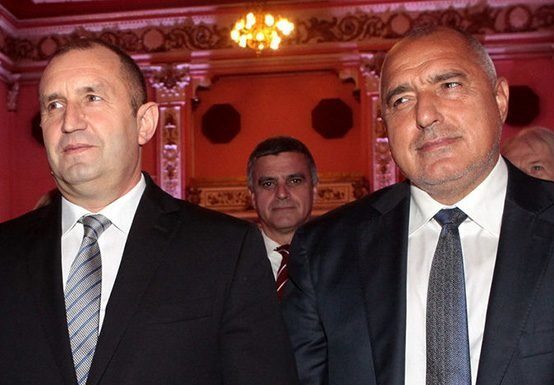 Президентът Радев и премиерът Борисов