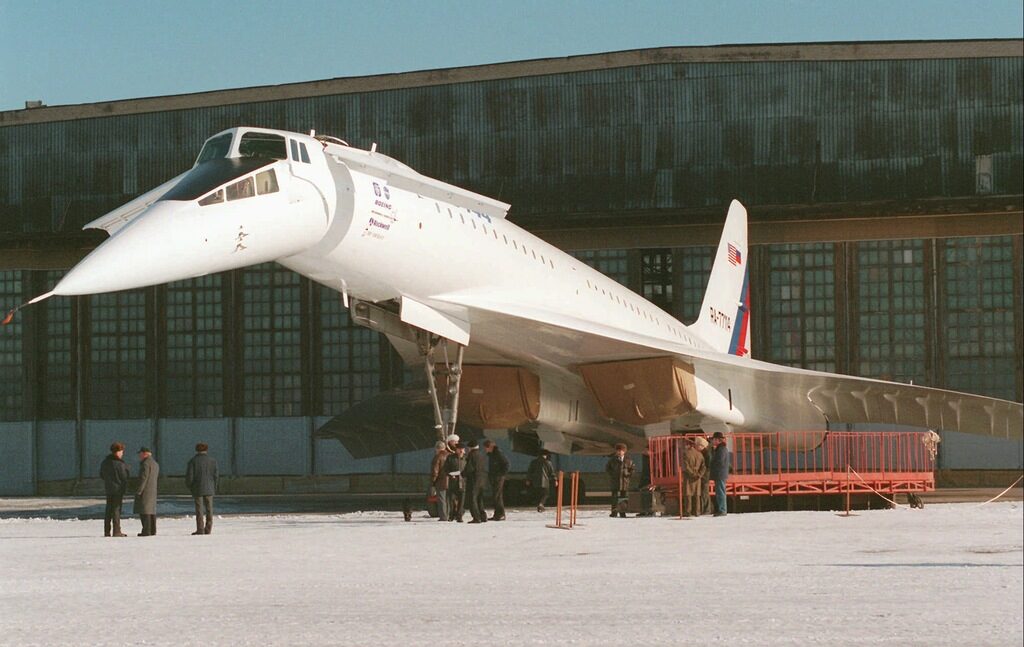 Ту-144 през деветдесетте години.