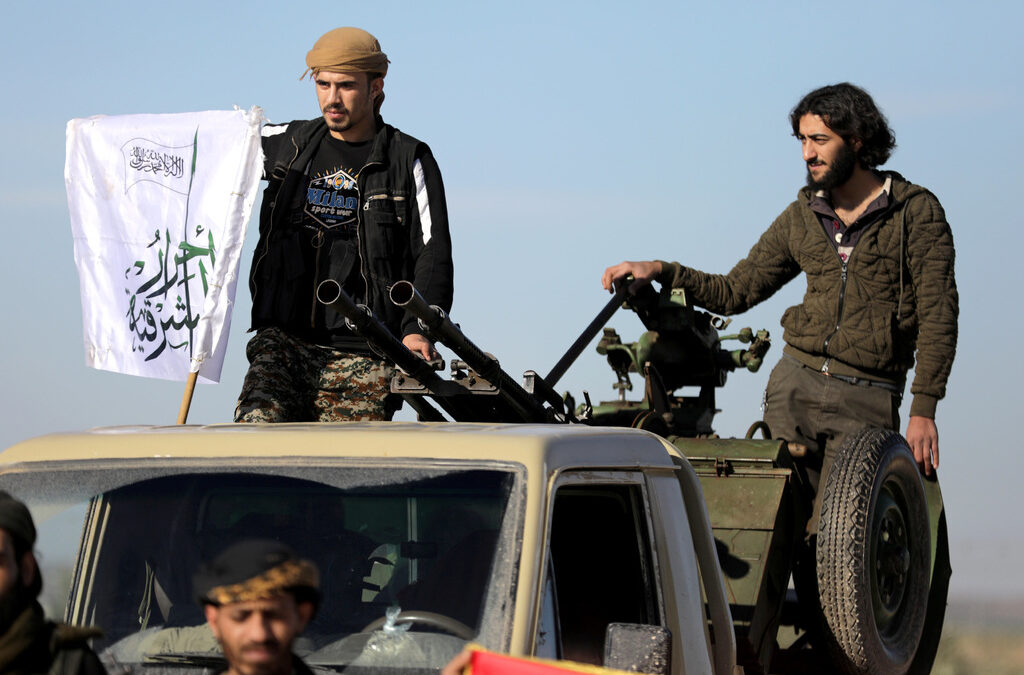 Бойци от YPG в района на Манбидж.