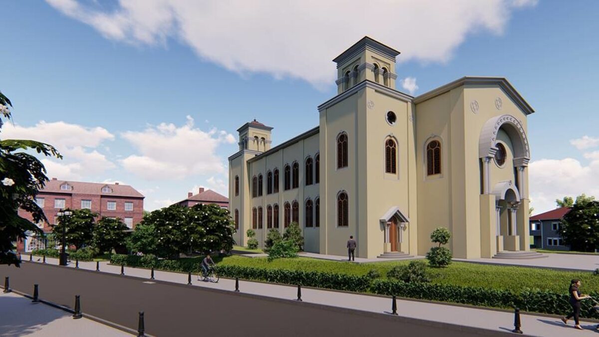 Снимка на проекта за възстановяване на Синагогата във Видин от страницата Vidin Synagogue: Културен център "Жул Паскин" във Фейсбук Снимка на проекта за възстановяване на Синагогата във Видин от страницата Vidin Synagogue: Културен център "Жул Паскин" във Фейсбук