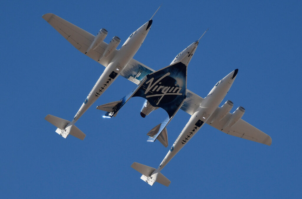 Virgin Galactic изведе първия си пътник до границата на космоса