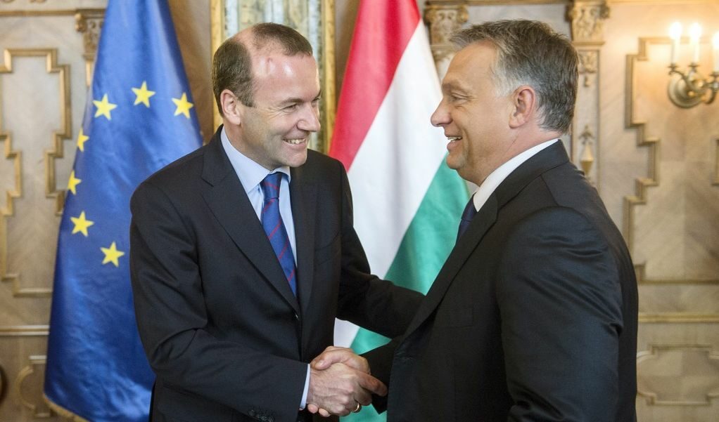 Манфред Вебер и Виктор Орбан