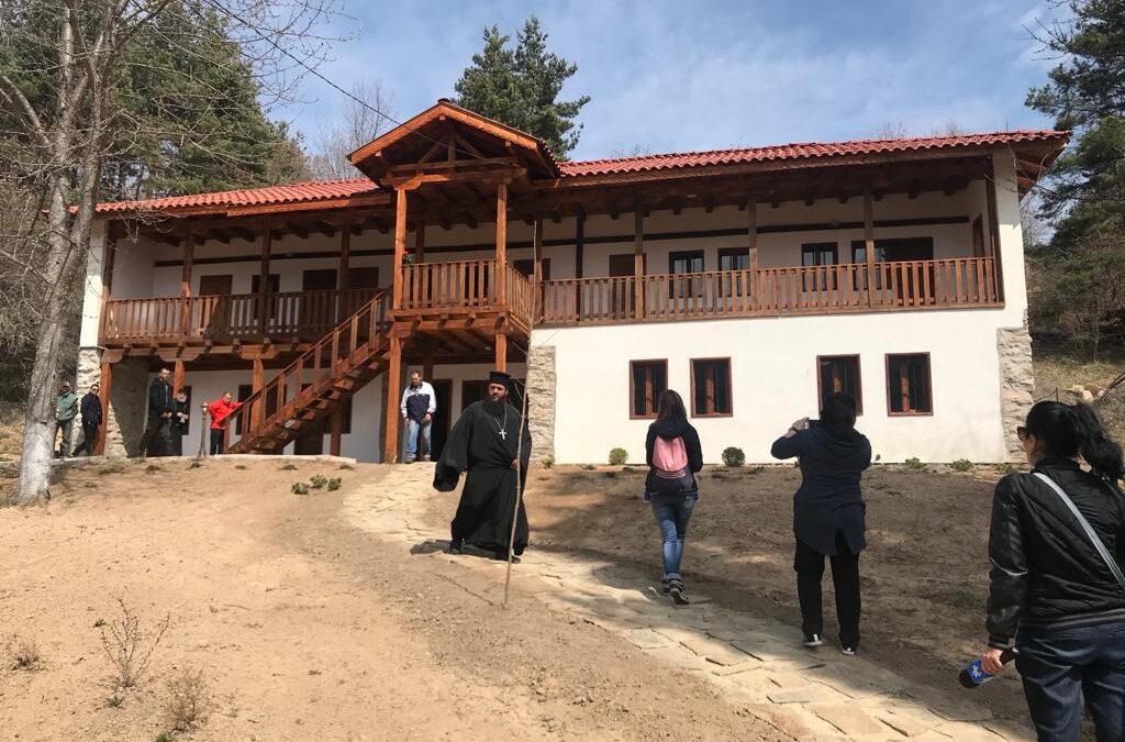 Възстановеният ранносредновековен манастир "Св. 40 мъченици" в село Лева река, община Трън