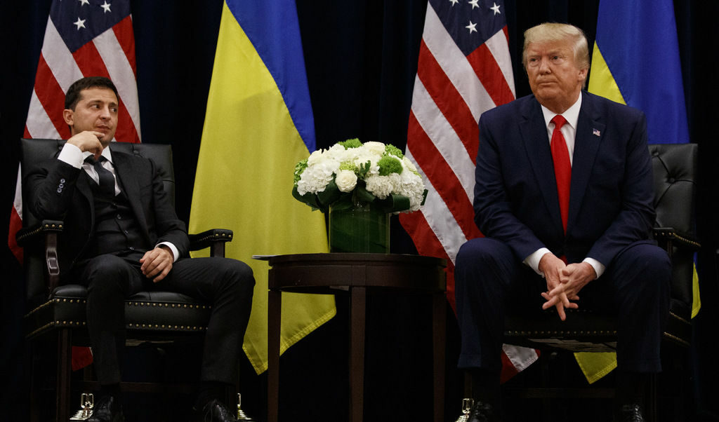 Президентите на Украйна и САЩ Володимир Зеленски и Доналд Тръмп във Вашингтон