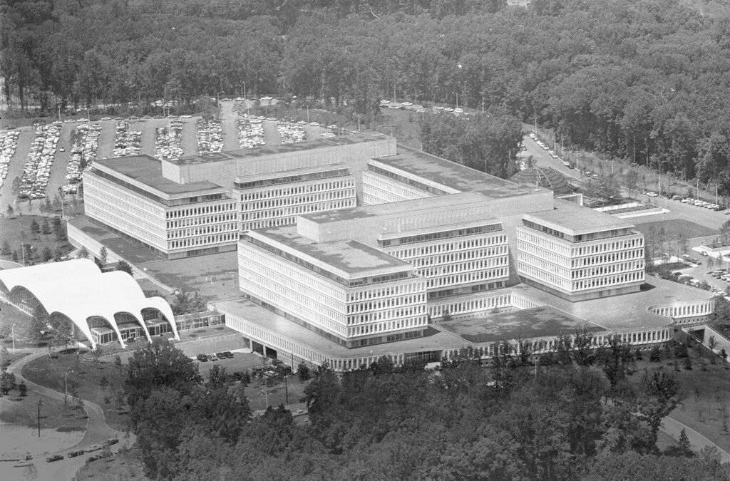 Централата на ЦРУ през 1962 г.