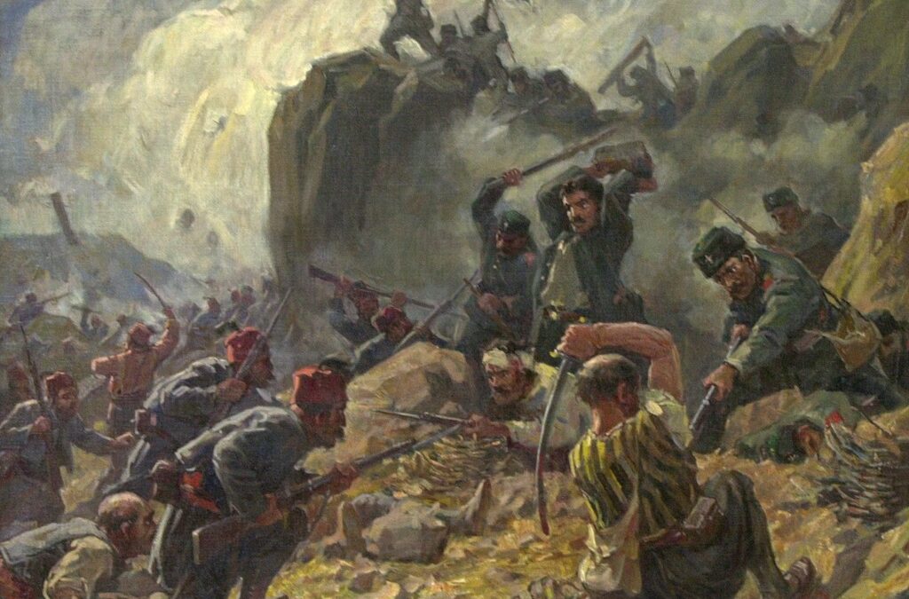 Димитър Гюдженов – "Бой за Шипка". България изтегли артефактите си от вече обявена изложба в Лувъра, защото щели да бъдат показани в отдела за ислям и да демонстрират влияния на исляма в християнското изкуство.
