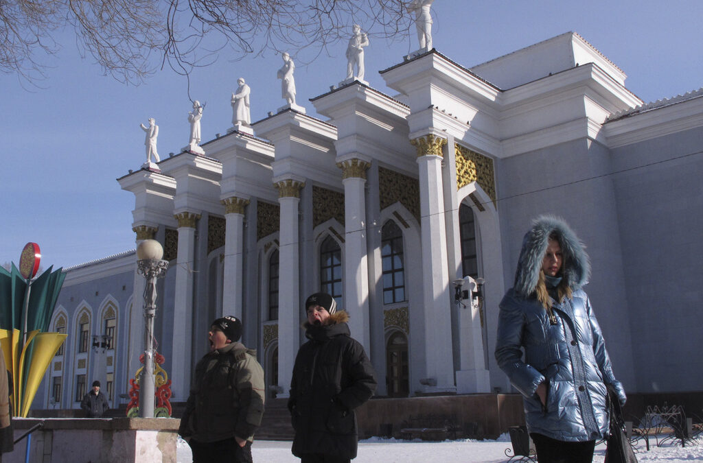 Изглед от казахстанския град Караганда.