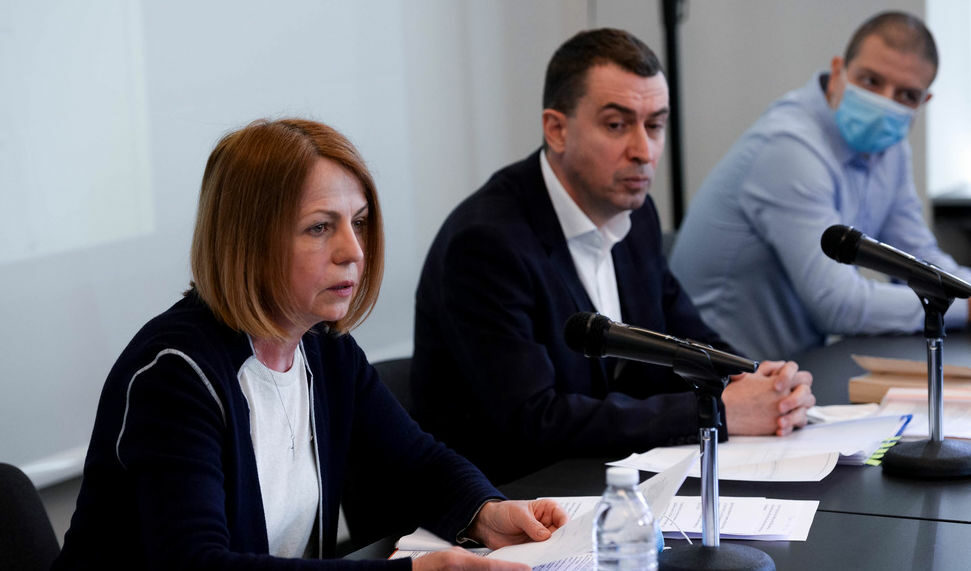 Йорданка Фандъкова, Здравко Здравков и Димитър Петров Йорданка Фандъкова, Здравко Здравков и Димитър Петров
