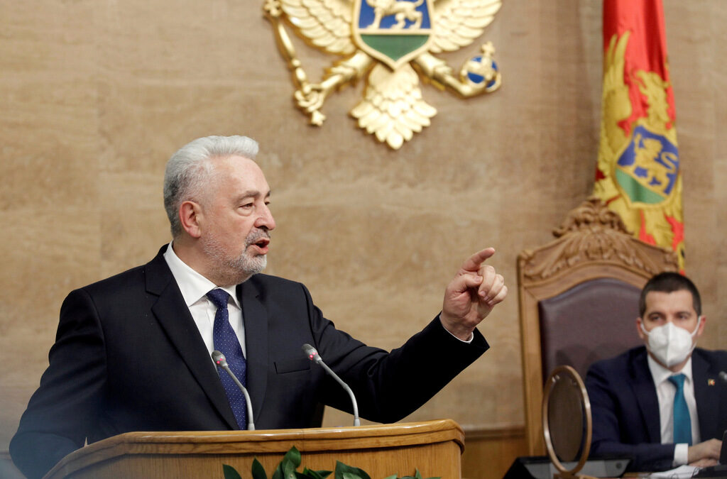 Черногорският премиер Здравко Кривокапич.